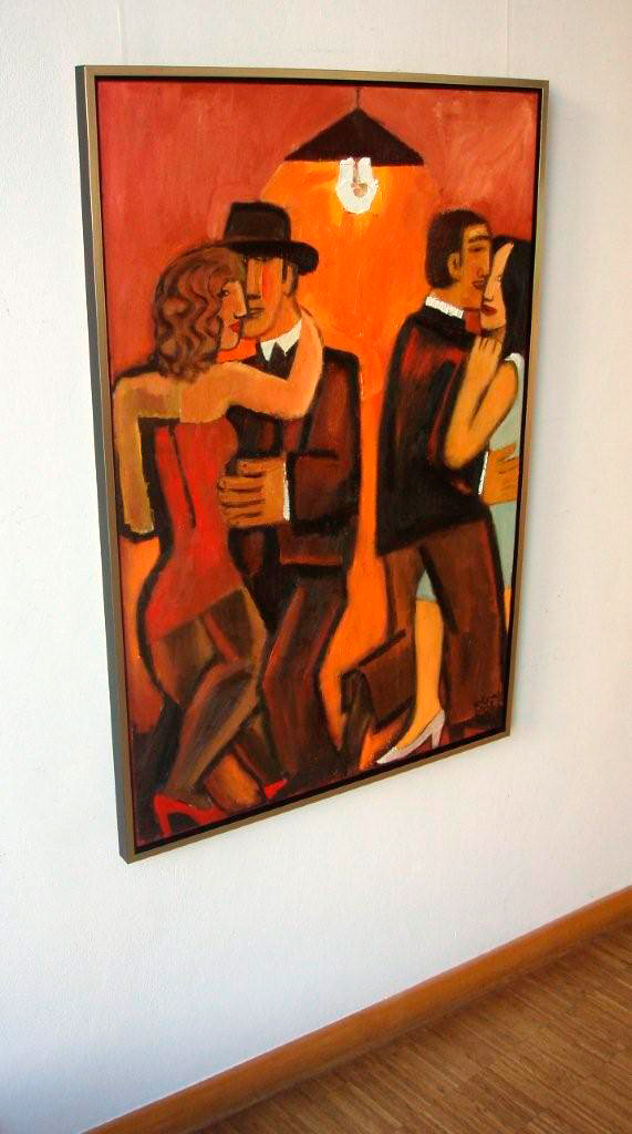 Krzysztof Kokoryn - Tango (Oil on Canvas | Wymiary: 85 x 125 cm | Cena: 8500 PLN)