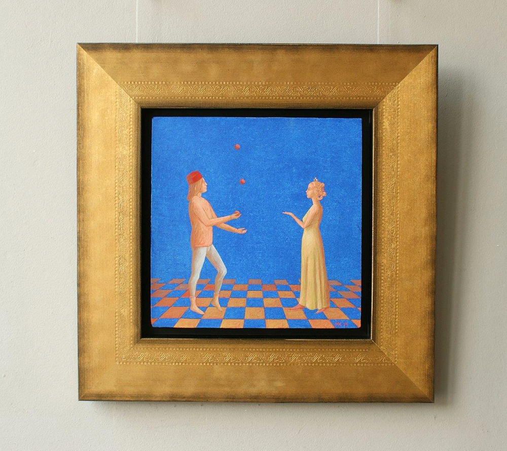 Mikołaj Kasprzyk - Joungler (Oil on Canvas | Größe: 52 x 52 cm | Preis: 3200 PLN)