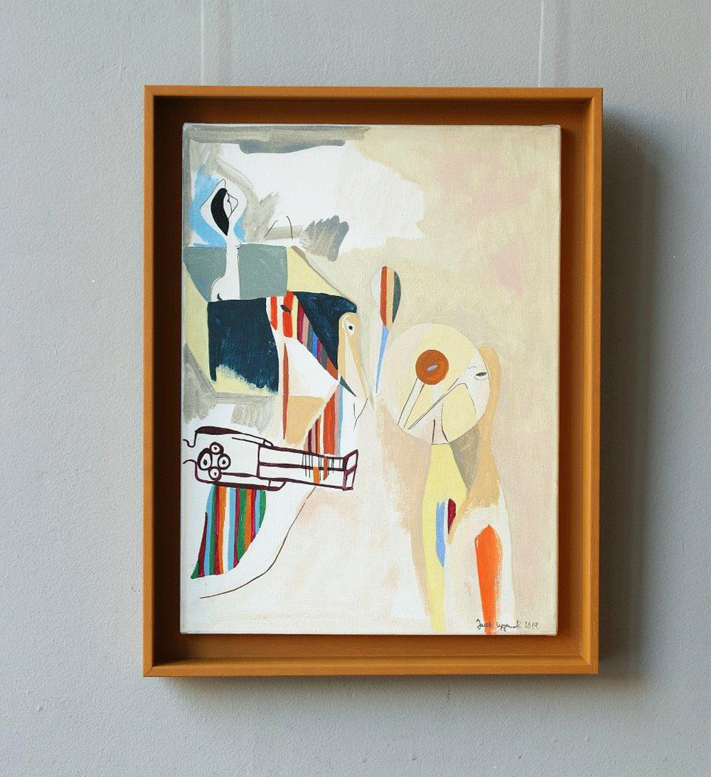 Jacek Cyganek - When you are gone (Tempera on canvas | Size: 36 x 46 cm | Price: 1200 PLN)