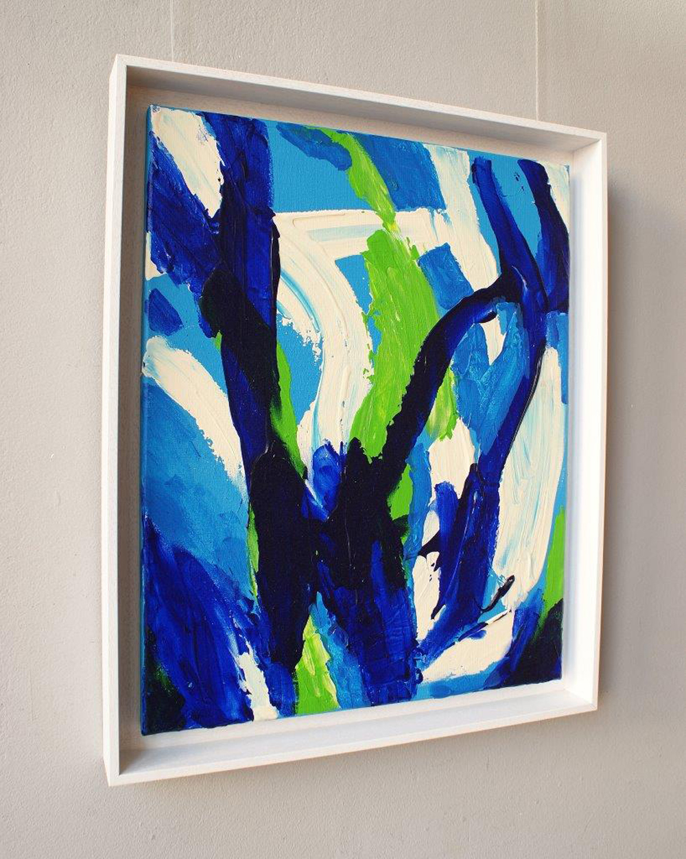 Edward Dwurnik - Abstrackt painting (Oil on Canvas | Size: 46 x 56 cm | Price: 5000 PLN)