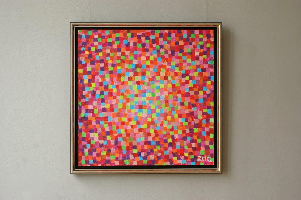 Zofia Matuszczyk-Cygańska - Joy (Oil on Canvas | Size: 89 x 89 cm | Price: 14000 PLN)