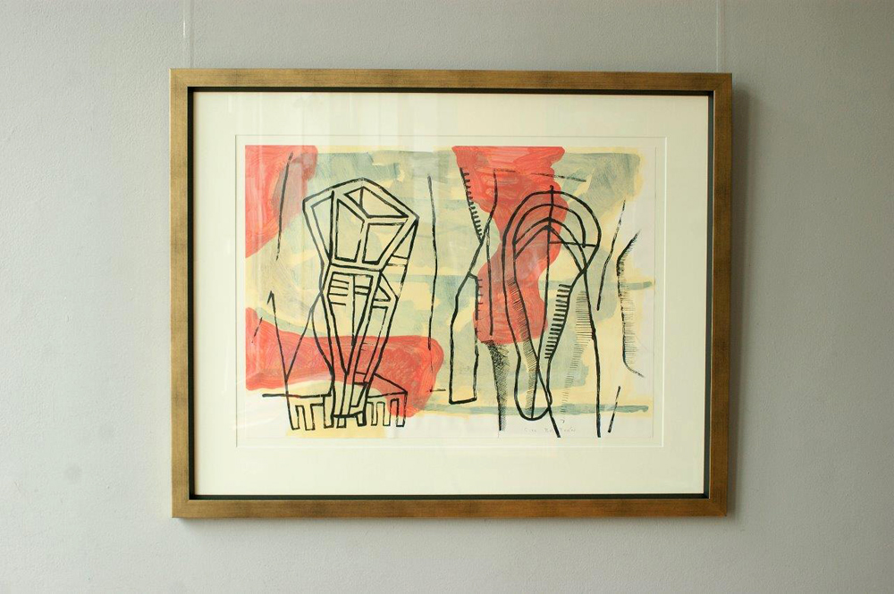 Ciro Beltrán - Confusing in yellow & red (Serigraphy on paper | Size: 95 x 76 cm | Price: 3000 PLN)