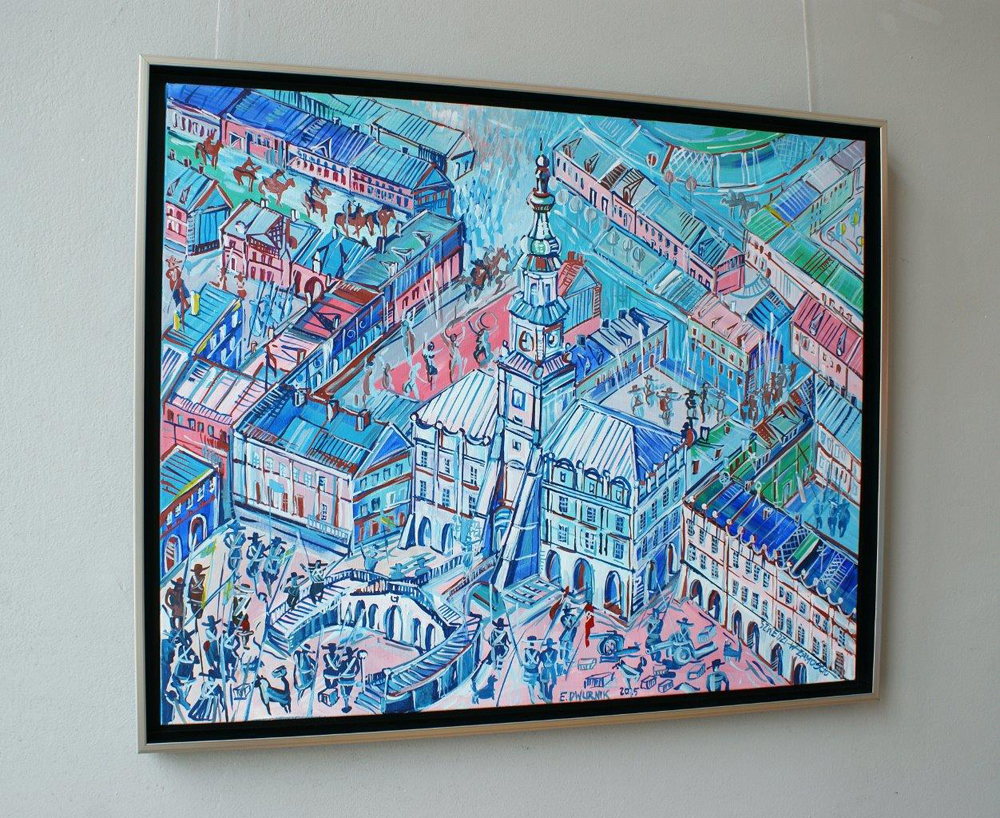 Edward Dwurnik - Zamość (Oil on Canvas | Size: 86 x 70 cm | Price: 14000 PLN)