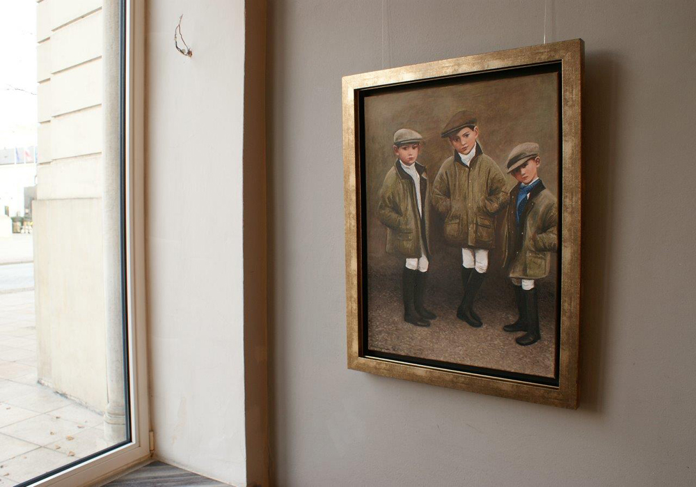 Katarzyna Karpowicz - Boys (Oil on Canvas | Size: 73 x 94 cm | Price: 7500 PLN)