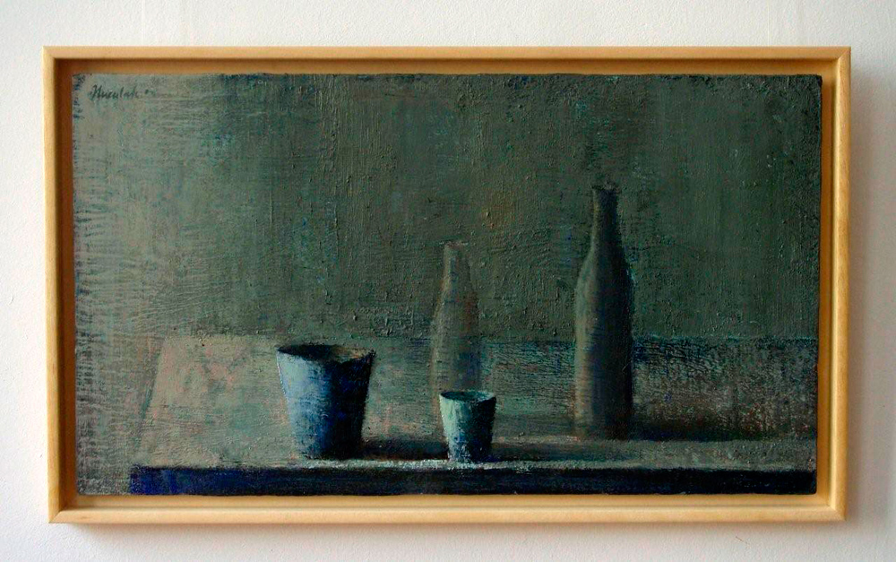 Łukasz Huculak - Still life (Tempera on Panel | Wymiary: 65 x 35 cm | Cena: 4000 PLN)