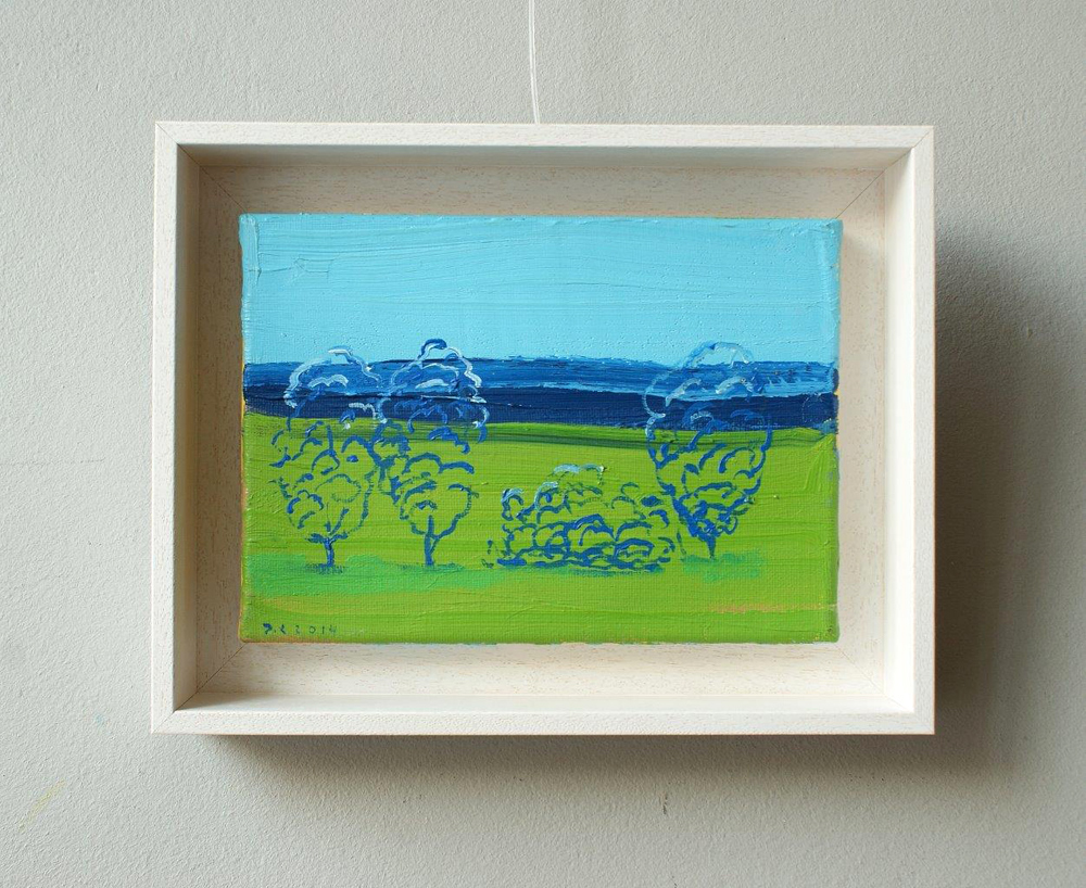 Jacek Łydżba - Little landscape (Oil on Canvas | Size: 27 x 21 cm | Price: 1400 PLN)