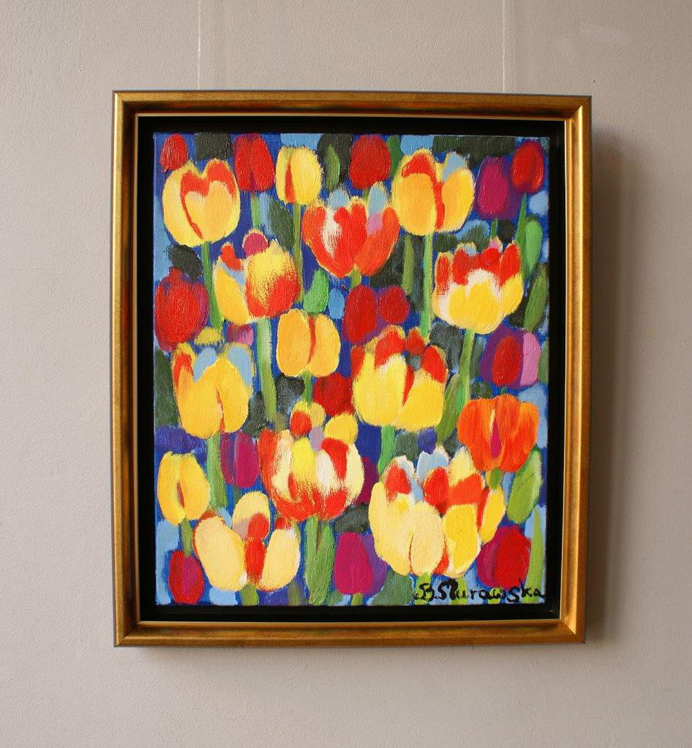Beata Murawska - Yellow bells (Oil on Canvas | Größe: 55 x 64 cm | Preis: 4000 PLN)