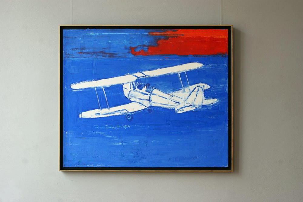 Jacek Łydżba - Moth (Oil on Canvas | Size: 125 x 105 cm | Price: 7000 PLN)