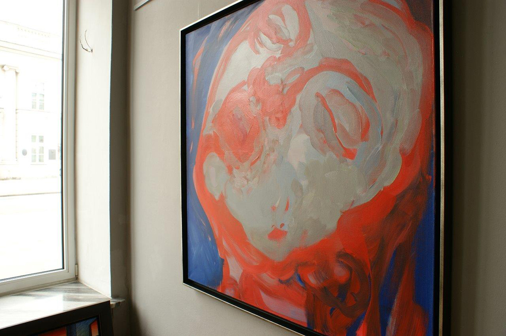 Katarzyna Swinarska - Saint Teresa No 2 (Oil on Canvas | Size: 126 x 126 cm | Price: 9000 PLN)