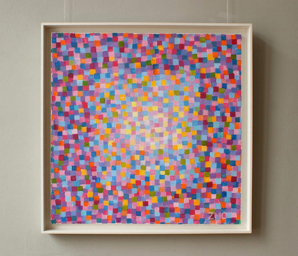 Zofia Matuszczyk-Cygańska - Hopeful (Oil on Canvas | Size: 66 x 66 cm | Price: 8500 PLN)