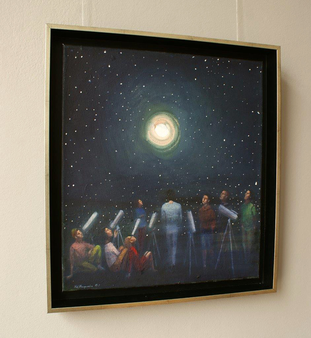 Katarzyna Karpowicz - Moon (Oil on Canvas | Wymiary: 47 x 52 cm | Cena: 4000 PLN)