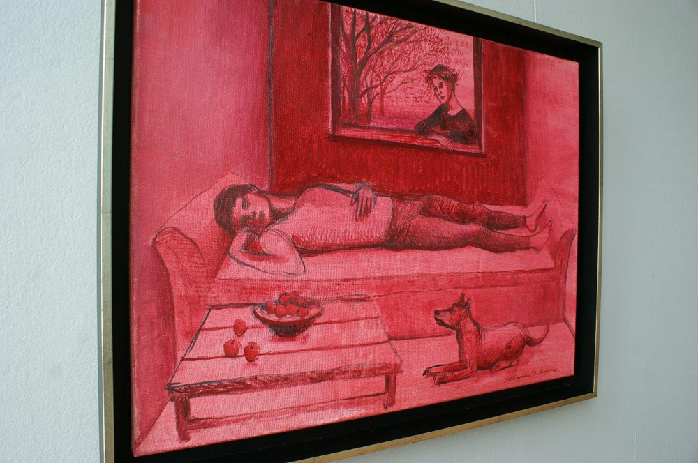 Katarzyna Karpowicz - Rose-tinted dream (Oil on Canvas | Größe: 67 x 52 cm | Preis: 4600 PLN)