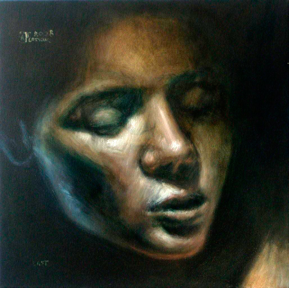Adam Korszun - Last (Oil on canvas | Wymiary: 50 x 50 cm | Cena: 1600 PLN)