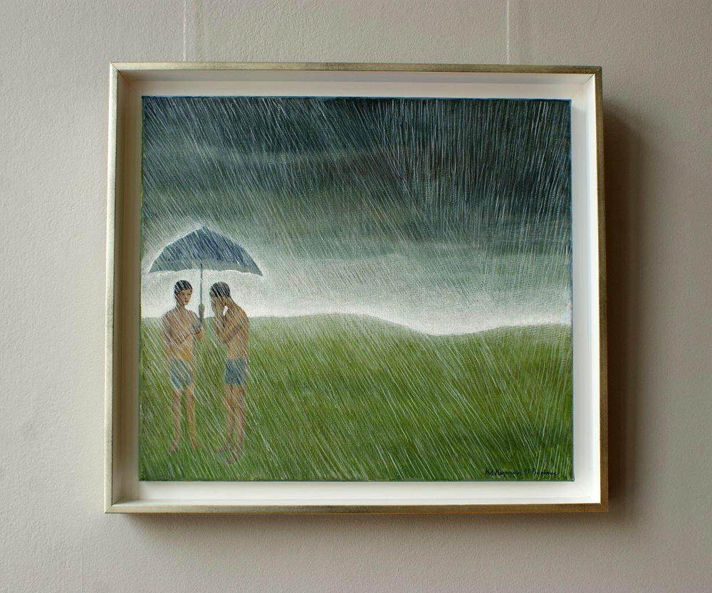 Katarzyna Karpowicz - The storm (Oil on Canvas | Größe: 52 x 47 cm | Preis: 4600 PLN)