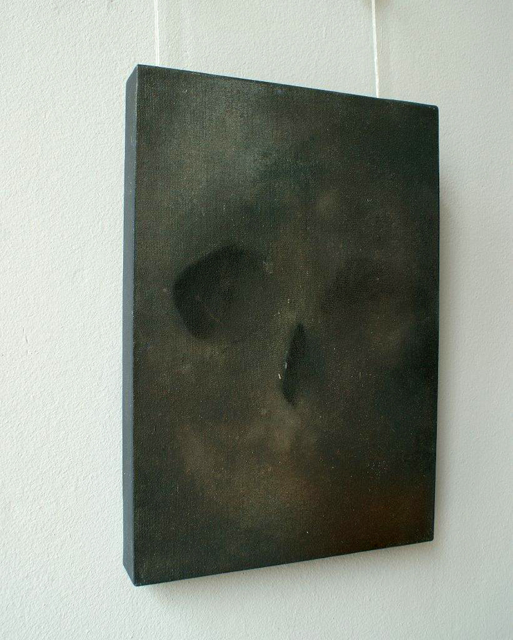 Łukasz Huculak - Skull No. 1 (Tempera on panel | Größe: 21 x 30 cm | Preis: 2200 PLN)
