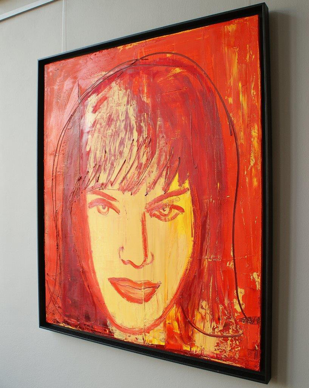 Jacek Łydżba - Insolence of red (Oil on Canvas | Wymiary: 106 x 126 cm | Cena: 12000 PLN)
