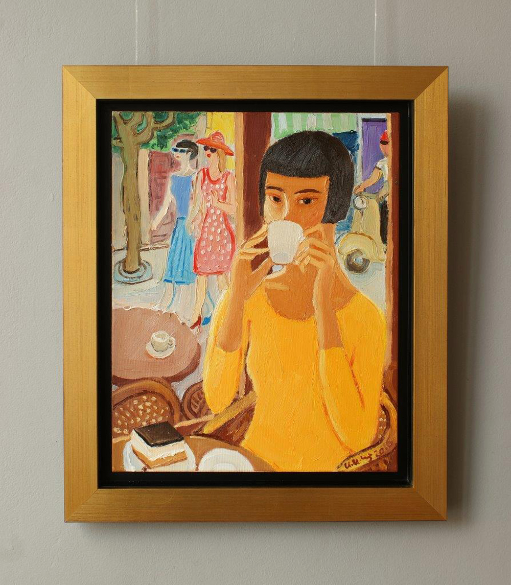 Krzysztof Kokoryn - Look over the cup (Oil on Canvas | Size: 53 x 63 cm | Price: 6000 PLN)