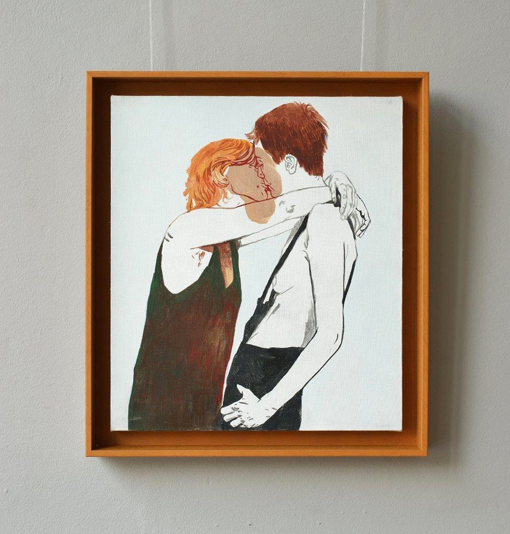 Agnieszka Sandomierz - Couple of redheads (Tempera on canvas | Size: 41 x 46 cm | Price: 3500 PLN)