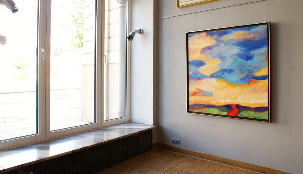 Beata Murawska - Canadian lanscape (Oil on Canvas | Size: 126 x 126 cm | Price: 7500 PLN)