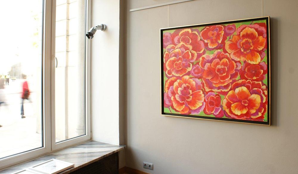 Beata Murawska - Poppys (Oil on Canvas | Size: 126 x 106 cm | Price: 6500 PLN)