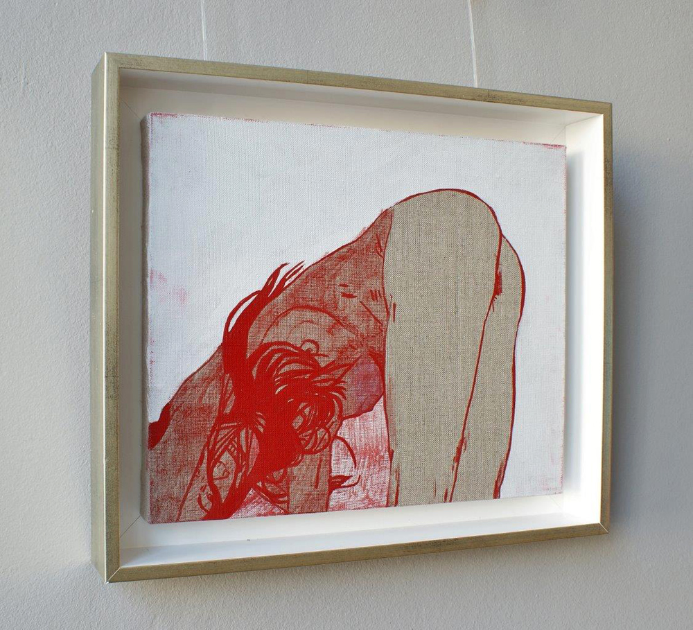 Agnieszka Sandomierz - Position (Oil on Canvas | Wymiary: 36 x 31 cm | Cena: 2800 PLN)