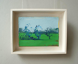 Jacek Łydżba : Little landscape : Oil on Canvas