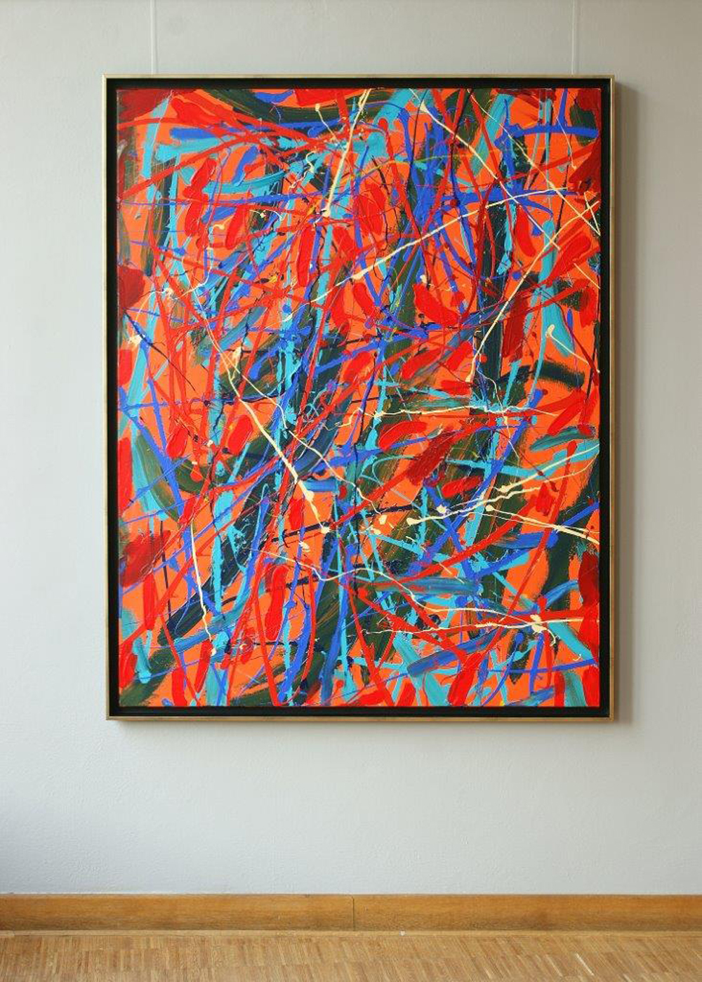 Edward Dwurnik - Abstract painting No 371 (Oil on Canvas | Size: 120 x 152 cm | Price: 28000 PLN)