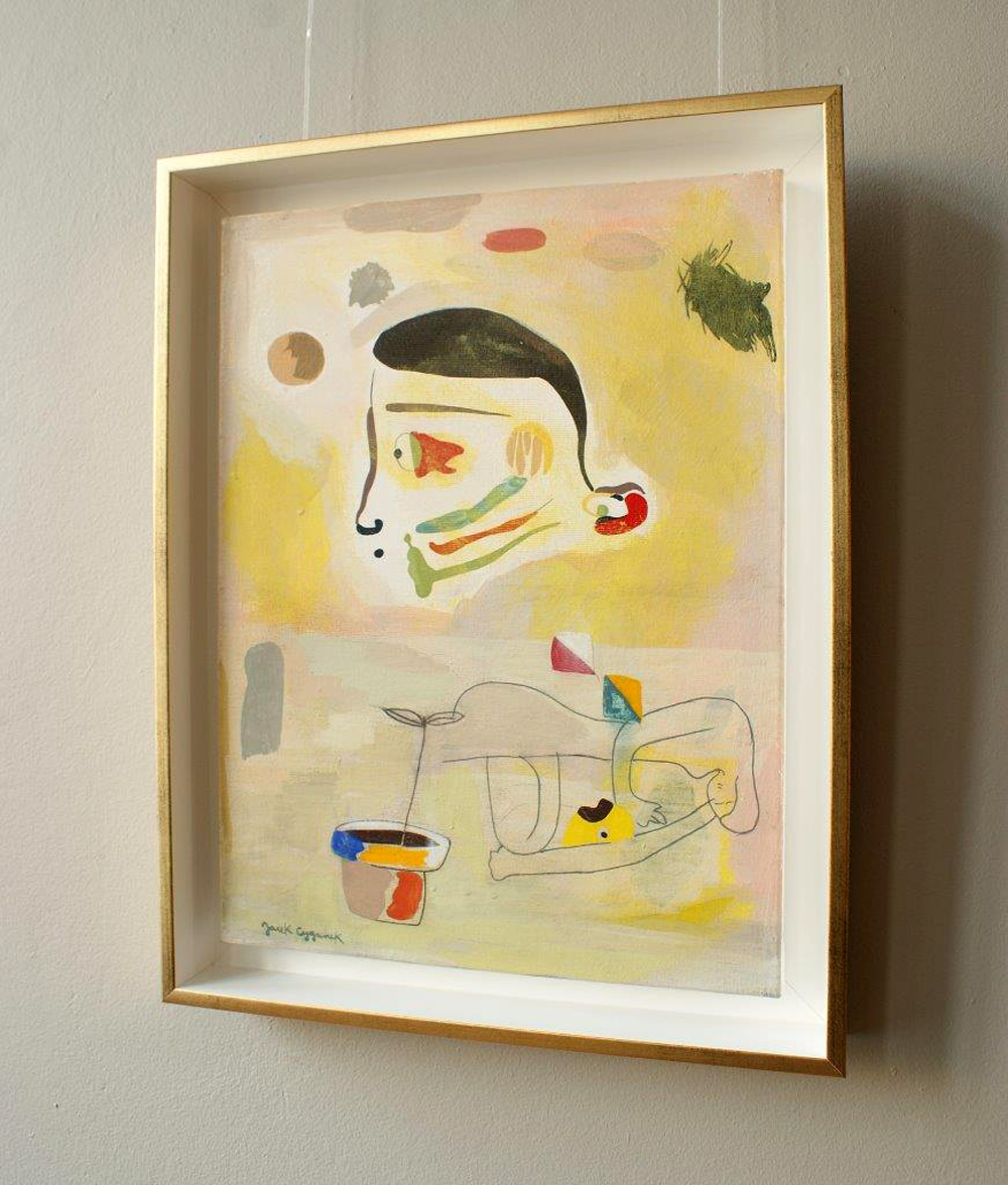 Jacek Cyganek - Summer nap (Tempera on canvas | Größe: 36 x 46 cm | Preis: 2500 PLN)