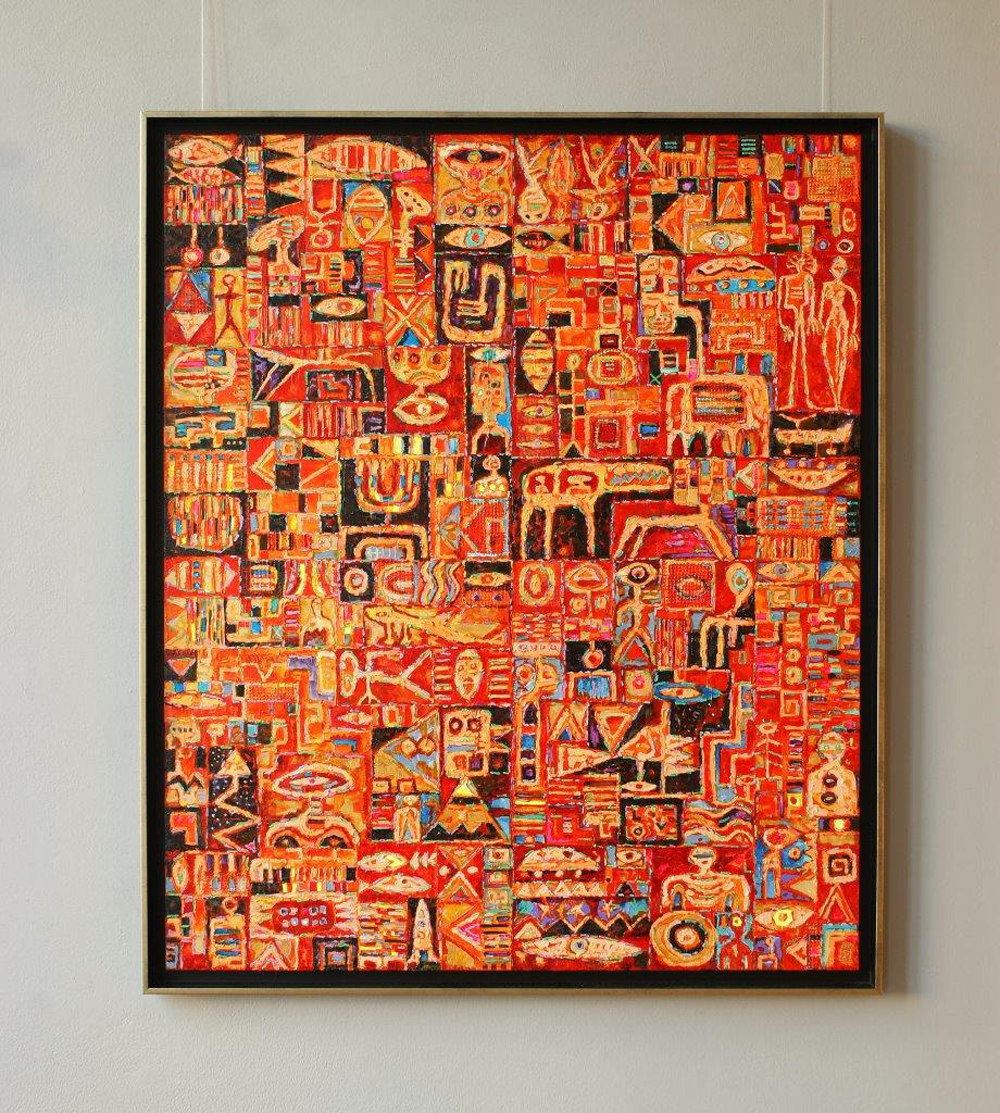 Krzysztof Pająk - Simply story (Oil on Canvas | Größe: 106 x 126 cm | Preis: 7300 PLN)