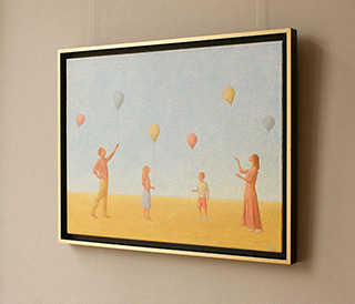 Mikołaj Kasprzyk : Balloons : Oil on Canvas
