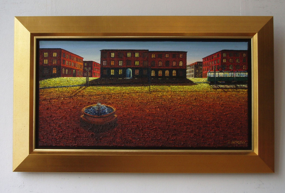 Adam Patrzyk - Tram (Oil on Canvas | Wymiary: 100 x 60 cm | Cena: 6000 PLN)