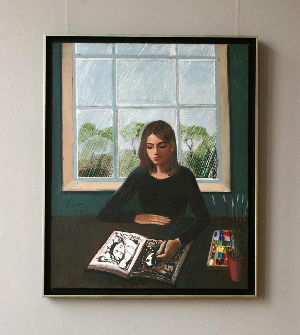 Katarzyna Karpowicz - Rainy day (Oil on Canvas | Wymiary: 87 x 106 cm | Cena: 7500 PLN)