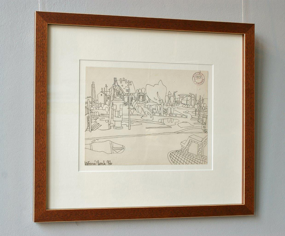 Edward Dwurnik - Toruñ 1967 (Pencil on paper | Size: 33 x 25 cm | Price: 4500 PLN)