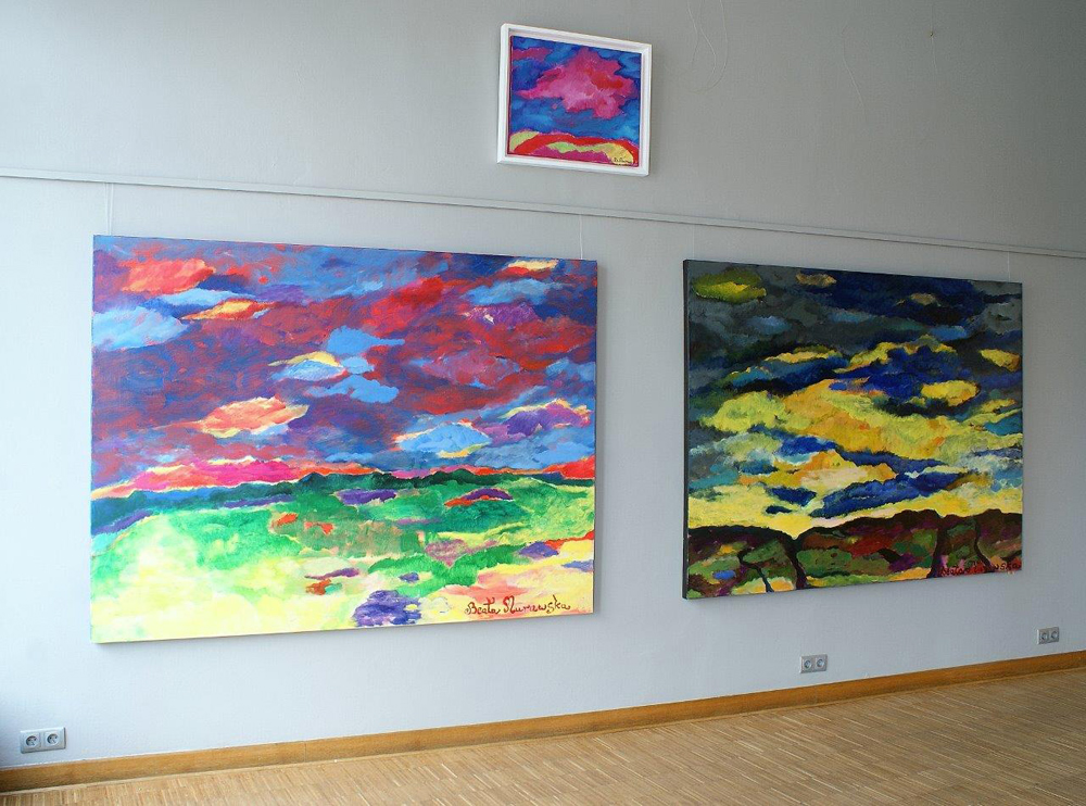 Beata Murawska - As far as the horizon (Oil on Canvas | Wymiary: 200 x 150 cm | Cena: 12000 PLN)