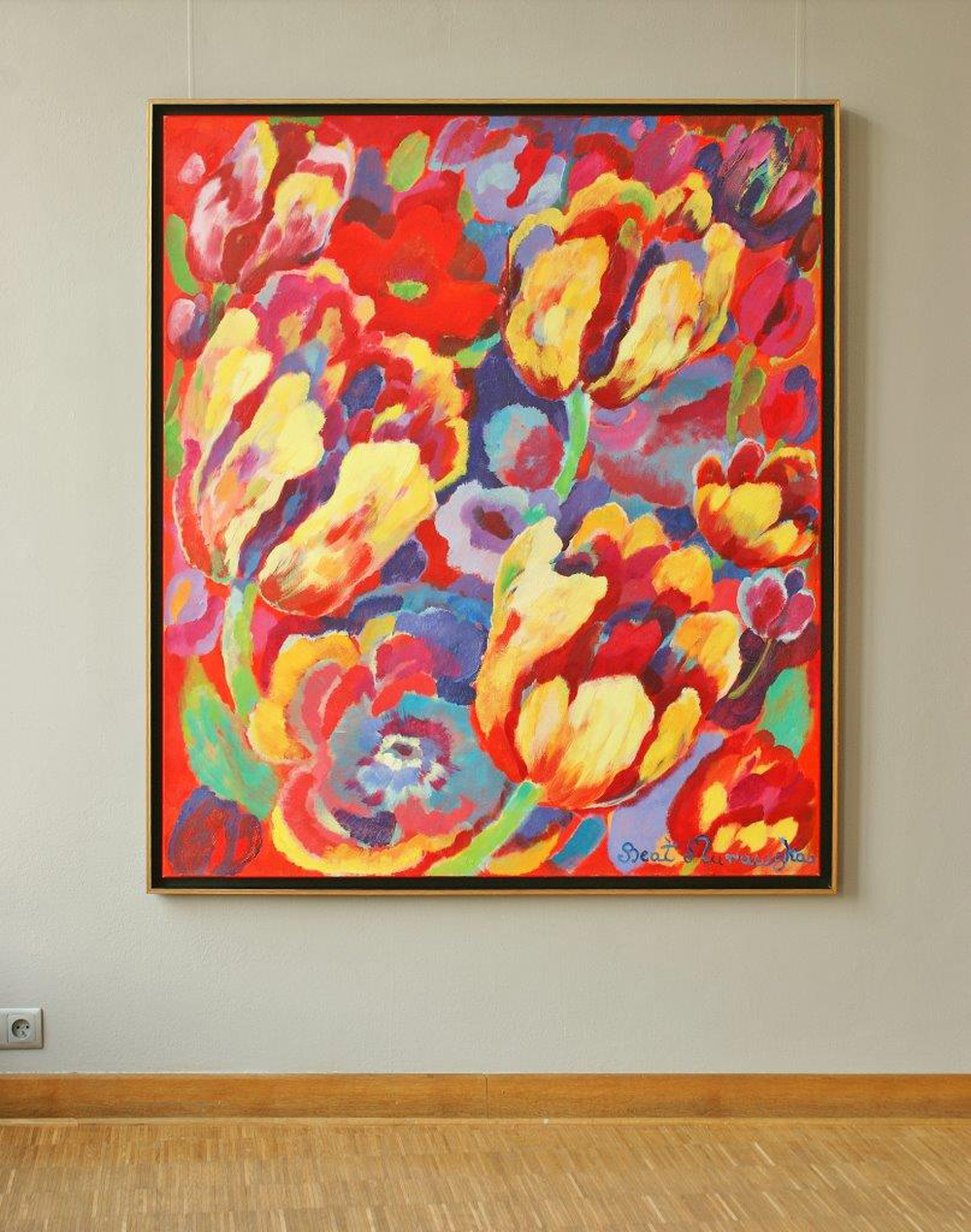 Beata Murawska - Bouquet (Oil on Canvas | Size: 136 x 156 cm | Price: 9000 PLN)