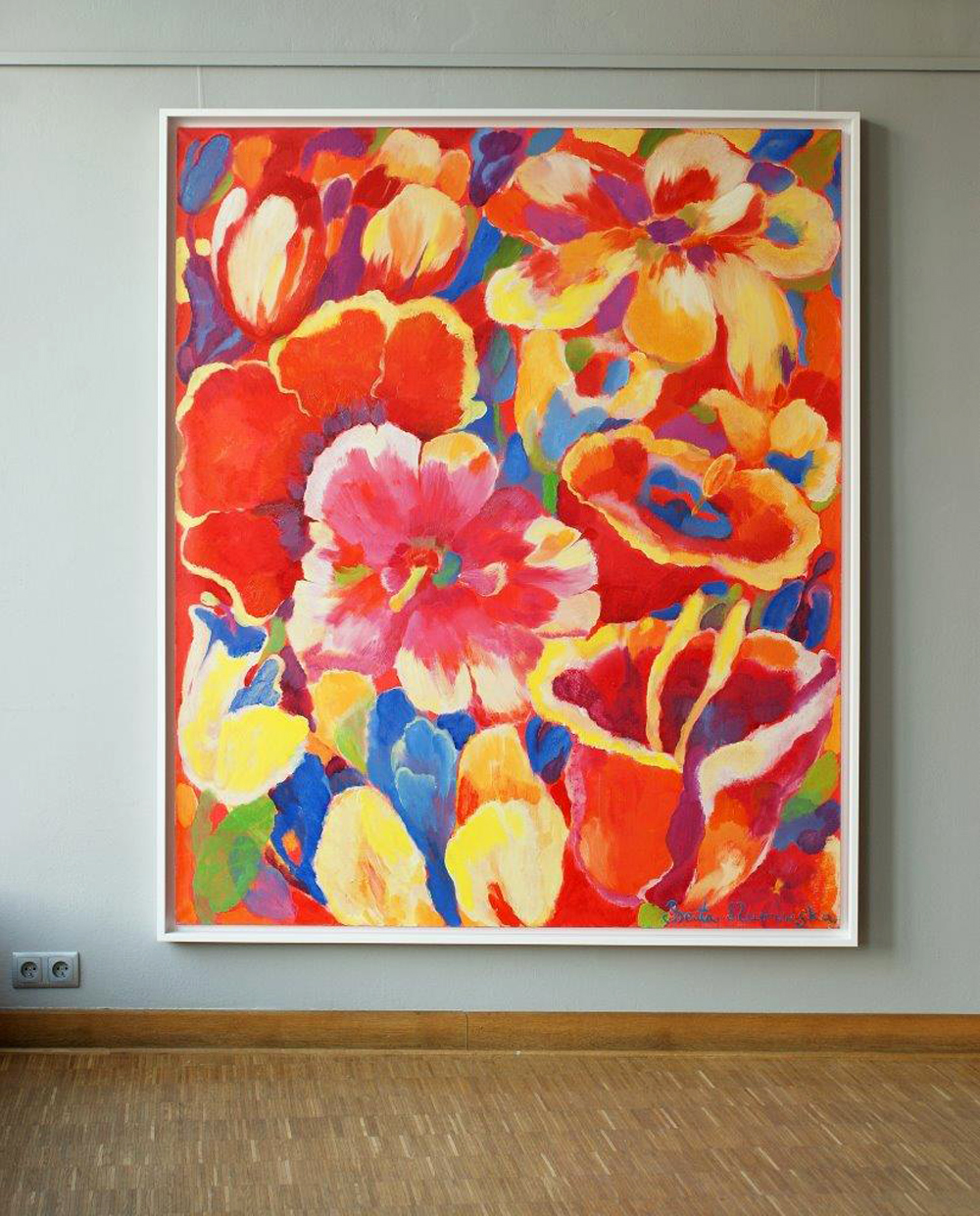 Beata Murawska - Delight (Oil on Canvas | Größe: 158 x 188 cm | Preis: 12500 PLN)