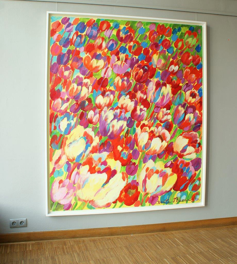 Beata Murawska - Field (Oil on Canvas | Wymiary: 158 x 188 cm | Cena: 12500 PLN)