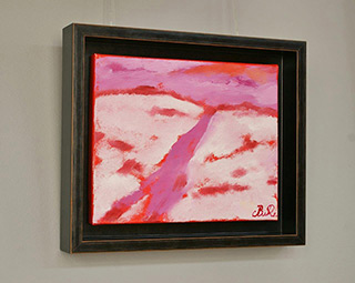 Beata Murawska : Pink landscape : Oil on Canvas