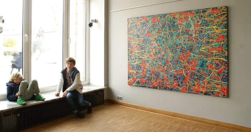 Edward Dwurnik - Abstract painting No 42 (Oil on Canvas | Size: 210 x 150 cm | Price: 35000 PLN)