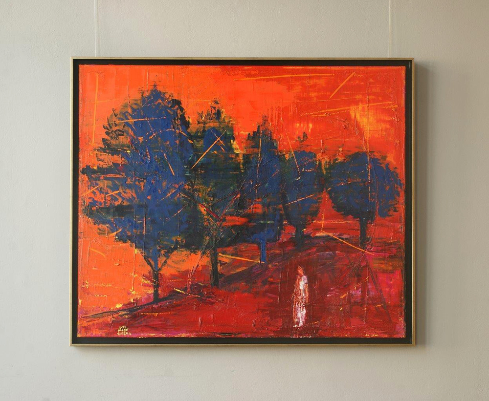 Jacek Łydżba - Landscape No 4 (Oil on Canvas | Size: 126 x 106 cm | Price: 7000 PLN)