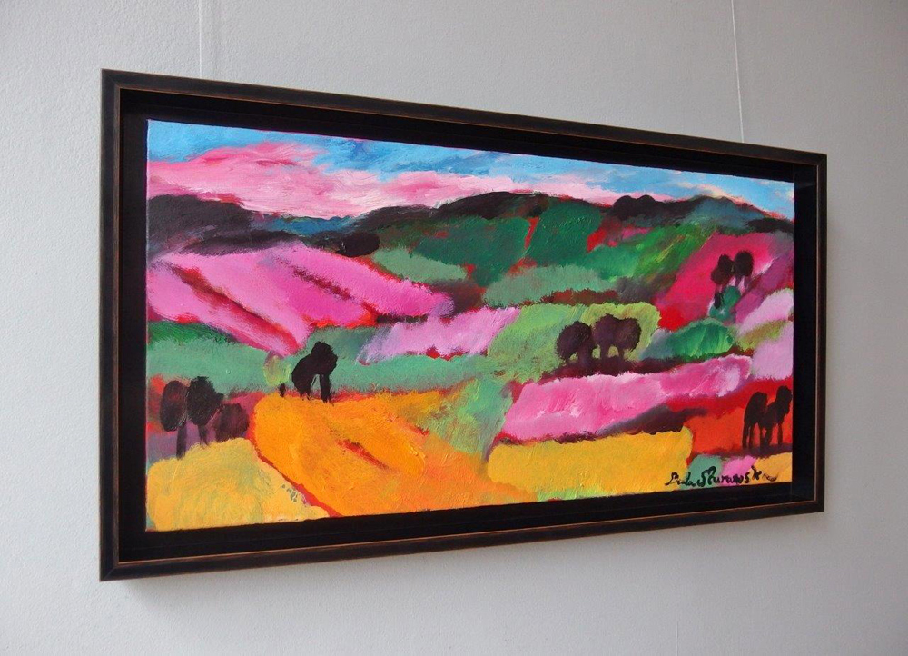 Beata Murawska - Landscape (Oil on Canvas | Größe: 88 x 48 cm | Preis: 3600 PLN)