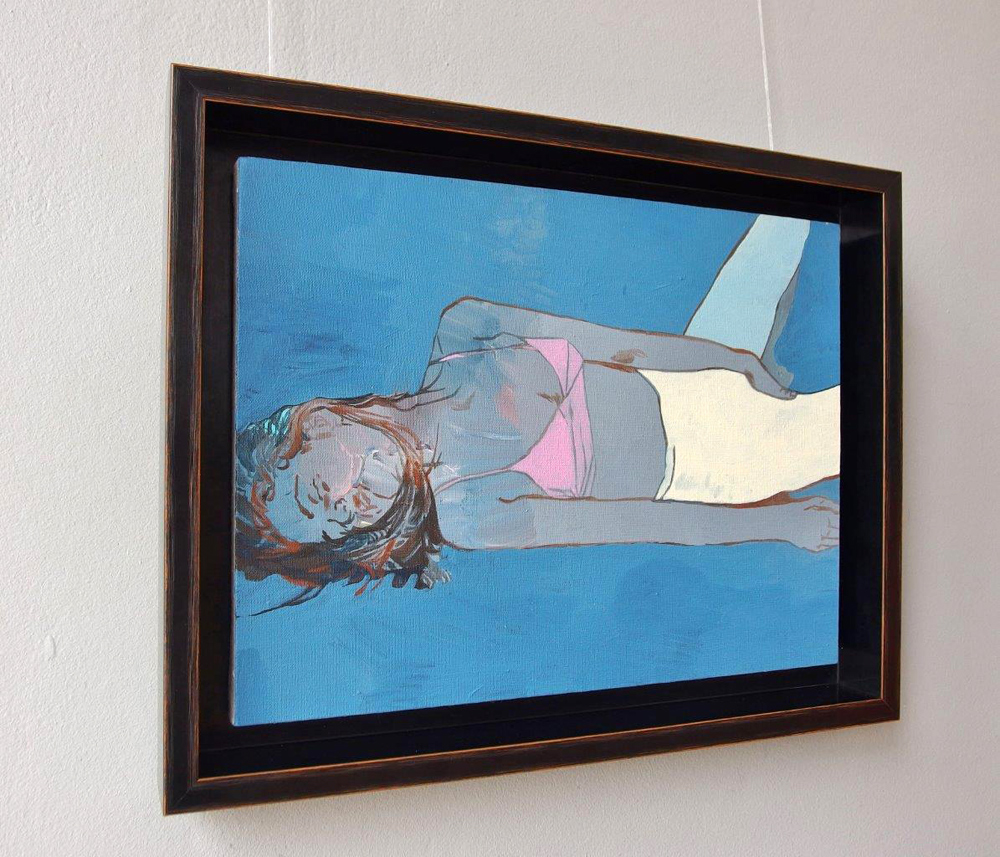 Agnieszka Sandomierz - Relaxation (Tempera on canvas | Wymiary: 48 x 38 cm | Cena: 4000 PLN)