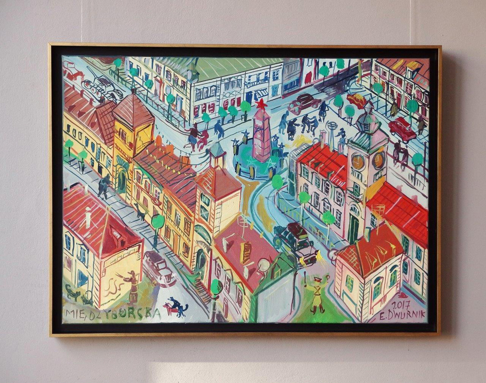 Edward Dwurnik - Royal Castle on the Miêdzyborska Street (Oil on Canvas | Size: 106 x 79 cm | Price: 15000 PLN)