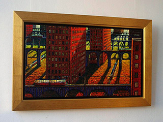 Adam Patrzyk : Trams : Oil on Canvas