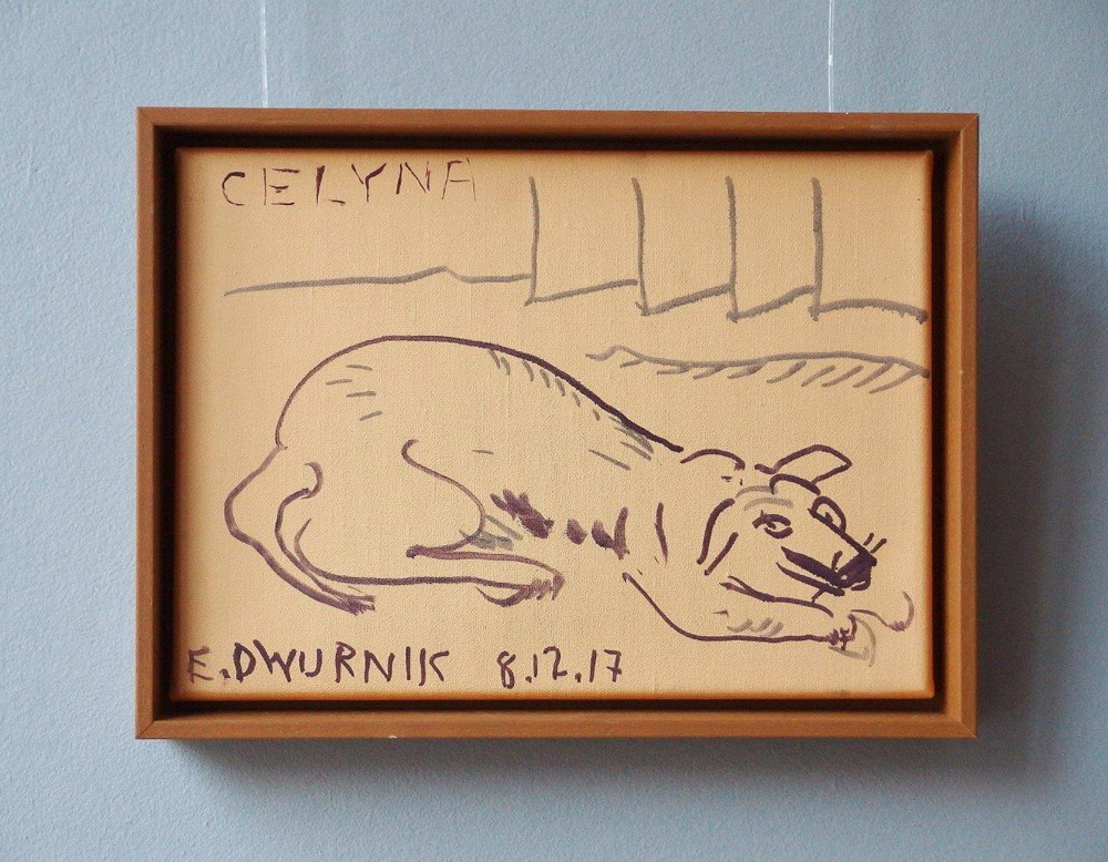 Edward Dwurnik - Celyna (Acrylic on canvas | Size: 36 x 27 cm | Price: 2000 PLN)