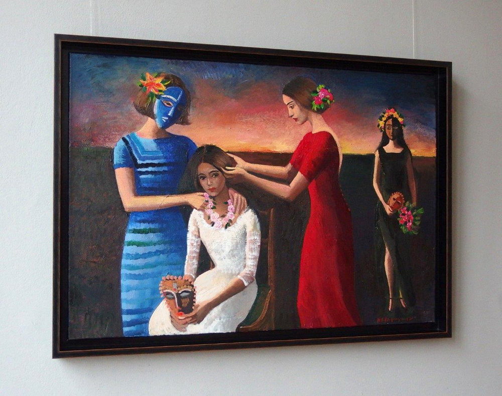 Katarzyna Karpowicz - Arrangements (Oil on Canvas | Size: 108 x 78 cm | Price: 9500 PLN)