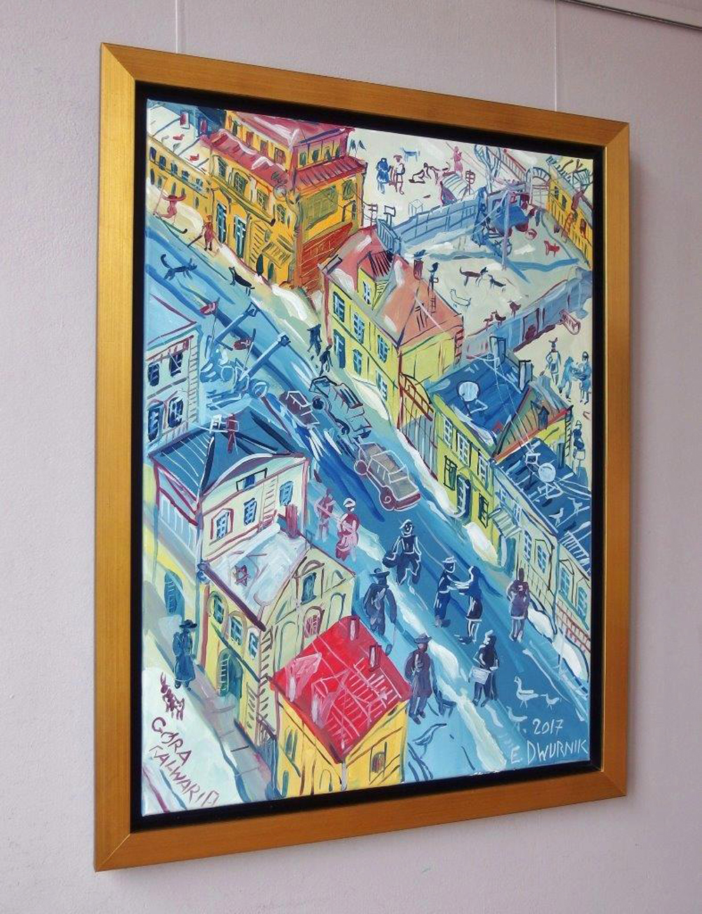 Edward Dwurnik - Góra Kalwaria (Oil on Canvas | Size: 87 x 114 cm | Price: 16000 PLN)