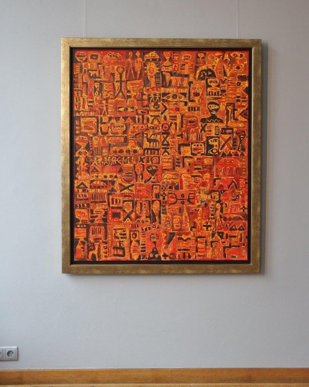 Krzysztof Pająk - Alfa Centauri (Oil on Canvas | Size: 114 x 134 cm | Price: 6800 PLN)