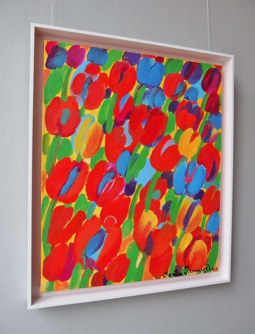 Beata Murawska - Red desire (Oil on Canvas | Size: 56 x 66 cm | Price: 3500 PLN)