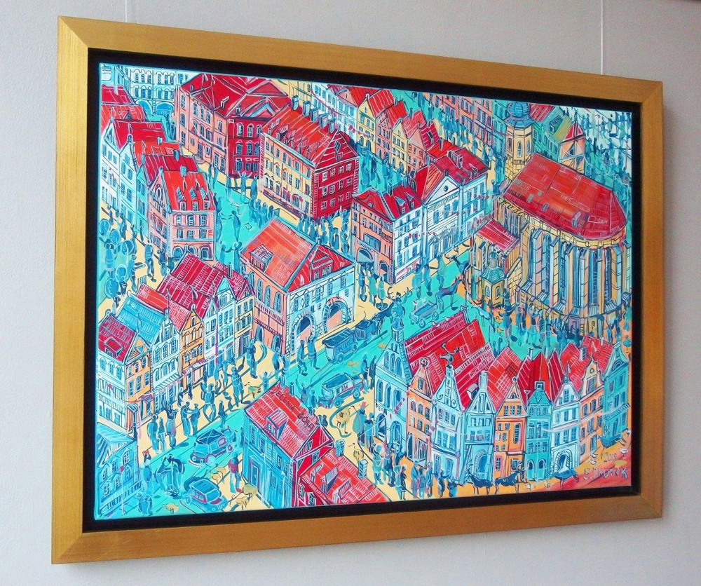 Edward Dwurnik - Jelenia Góra (Oil on Canvas | Size: 113 x 86 cm | Price: 16000 PLN)